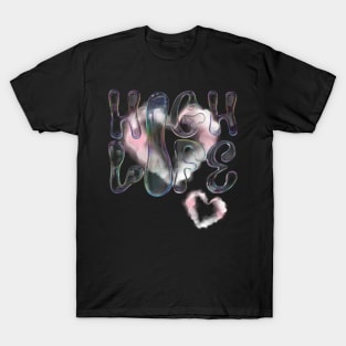 High life y2k design vaporwave vibe bubbles T-Shirt